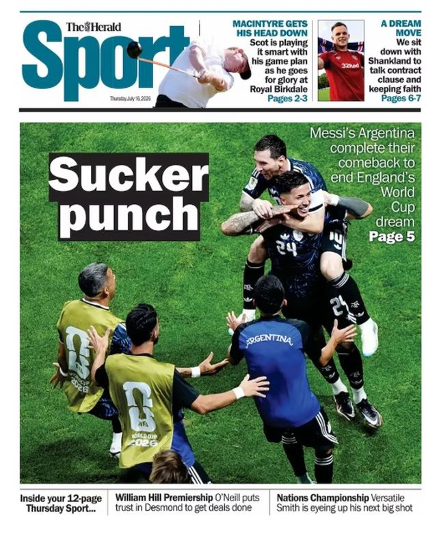 Triunfo de Argentina: las portadas de los principales diarios del mundo