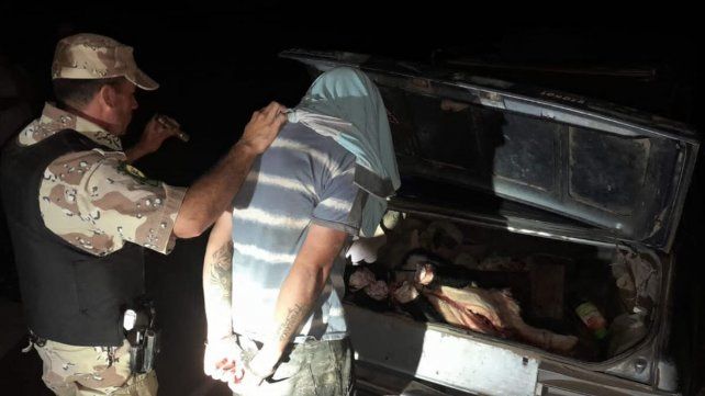 Un hombre fue detenido tras carnear un ternero en zona rural del departamento La Paz.