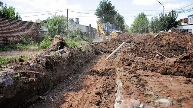 Avanzan las obras que se llevan adelante en barrio Pompeya