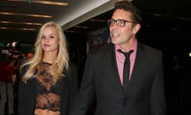 María del Mar junto a Matías Alé en el estreno de Locos sueltos en el zoo.