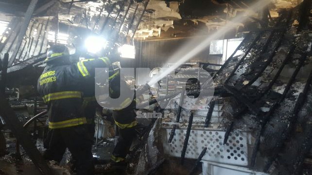 Sofocaron un incendio en la casa central de panaderías Balear