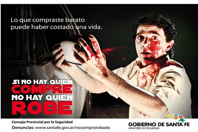 Se presentó una campaña de difusión contra la compra de artículos robados