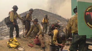Varios incendios forestales sin control amenazan a Los Angeles
