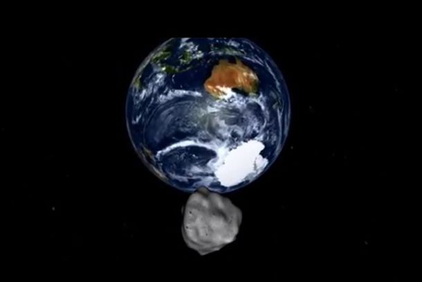Nasa difunde una foto animada del asteroide DA14 que se acerca a la Tierra