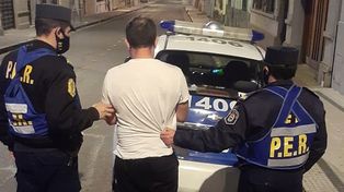 El hombre fue trasladado a Alcaldía de Tribunales por violencia de género