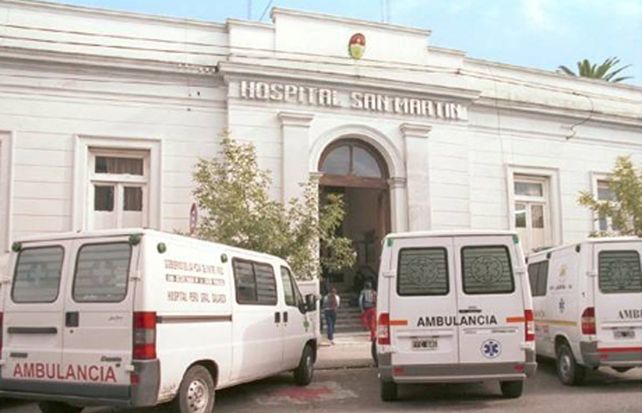 El detenido fue operado en el Hospital San Martín de Paraná y en 48 o 72 hora podría regresar a prisión.