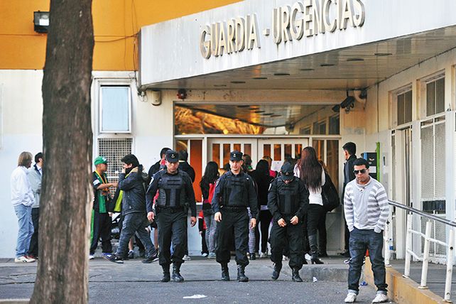 al santojanni. El niño fue internado.