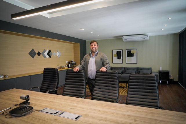 Oficinas administrativas en la planta de Bionbax.