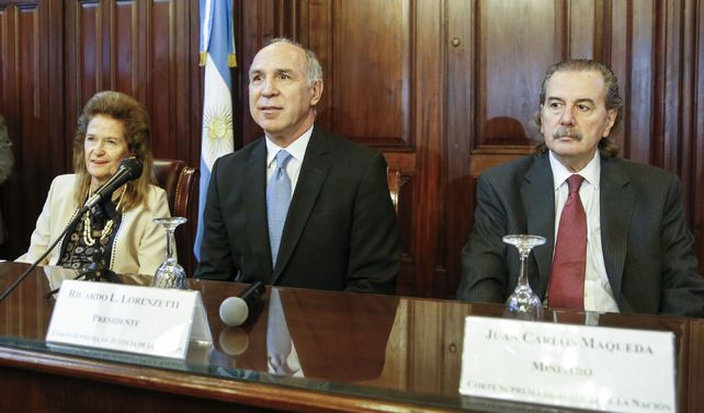 Los jueces de la Corte.&nbsp;