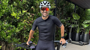 El deportista Federico Foster entrenaba para un triatlón en Punta del Este.