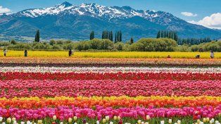 Primavera en colores: el valle donde florecen dos millones de tulipanes