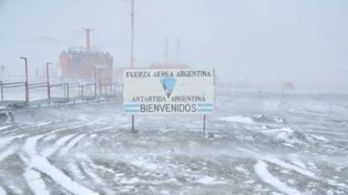 La base en el continente blanco registró temperaturas gélidas.