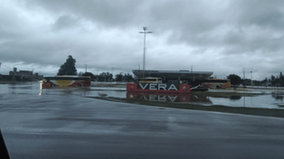 La localidad de Vera, en el norte de Santa Fe, quedó bajo agua después de la tormenta del martes pasado.