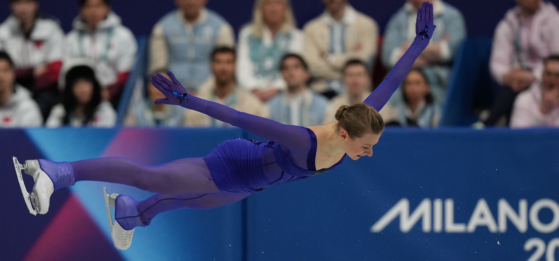 La francesa Lorine Schild compite durante la prueba femenina de patinaje artístico por equipos en los Juegos Olímpicos de Invierno de 2026, en Milán, Italia, el viernes 6 de febrero de 2026. (Foto AP/Francisco Seco) La francesa Lorine Schild compite durante la prueba femenina de patinaje artístico por equipos en los Juegos Olímpicos de Invierno de 2026, en Milán, Italia, el viernes 6 de febrero de 2026. (Foto AP/Francisco Seco)
