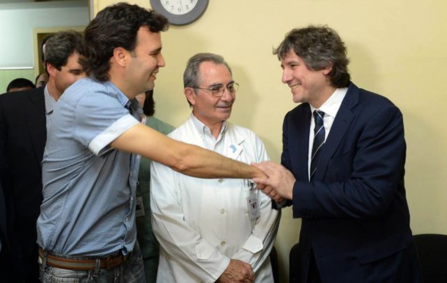 El vicepresidente de la Nación fue a San Juan a visitar al gobernador José Luis Gioja