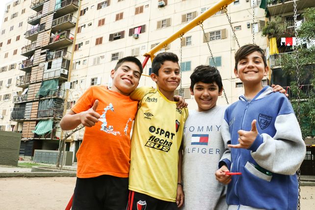 Obras de mejoramiento en el barrio El Pozo