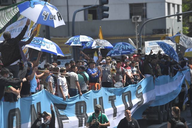 La CGT realizó la primera gran movilización sindical tras la pandemia