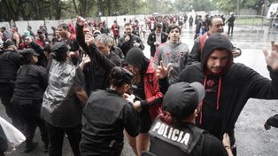 Imágenes del operativo del último clásico entre Newells y Central.