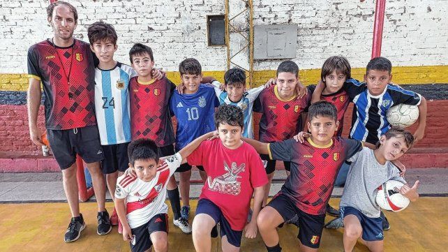 El lugar de encuentro de los pequeños que disfrutan de un club de barrio como lo es Avenida Ejército.