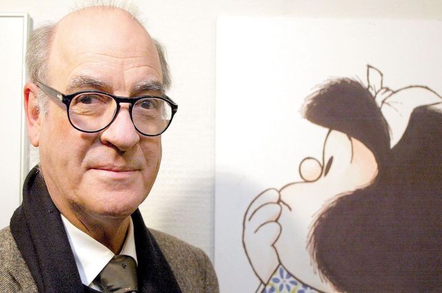 Quino ganó el premio Príncipe de Asturias y festeja Mafalda