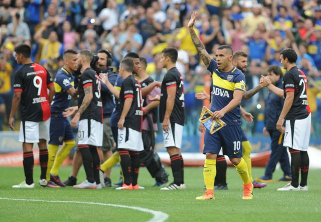 El Xeneize goleó en la despedida de Tévez