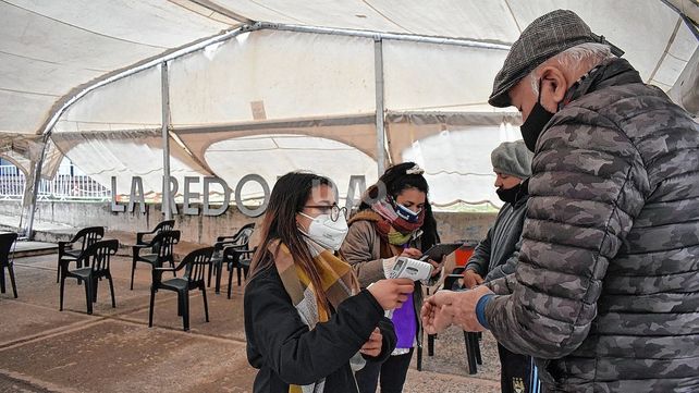 Operativo de vacunación en La Redonda