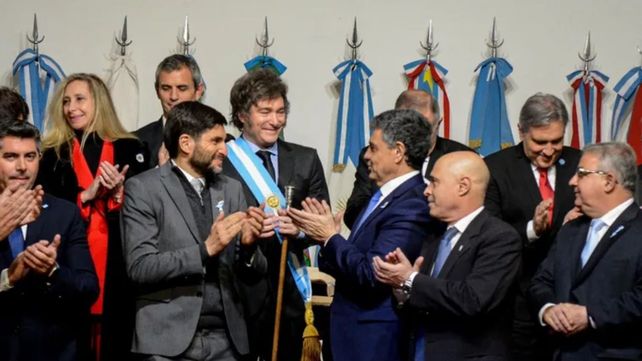 Consejo de Mayo. El presidente Milei