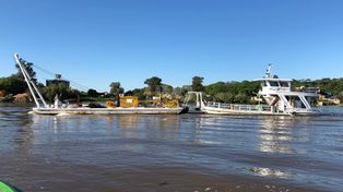 Estudian el lecho del río por la futura construcción del puente a Paraná