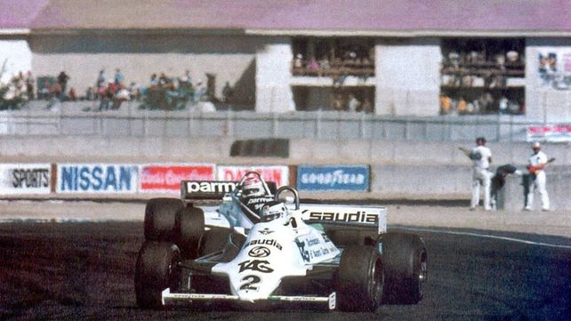 El Lole Reutemann aguanta a Nelson Piquet