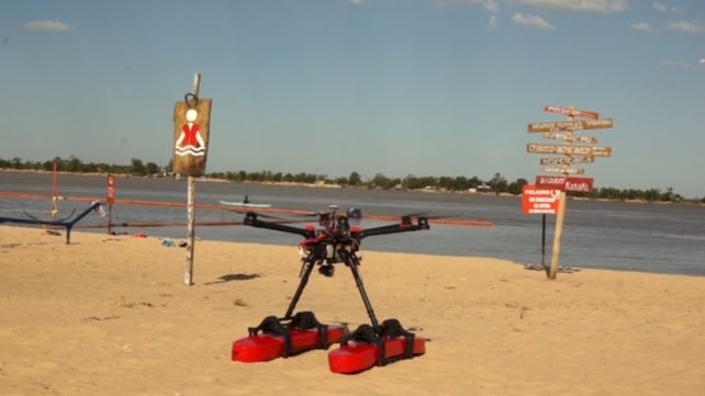 Con el drone salvavidas, Rosario está otra vez a la vanguardia en innovación
