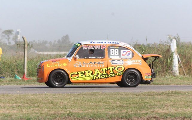 El santafesino Gonzalo Lazarotto finalizó en la tercera posición en los Fiat 600 TZ.