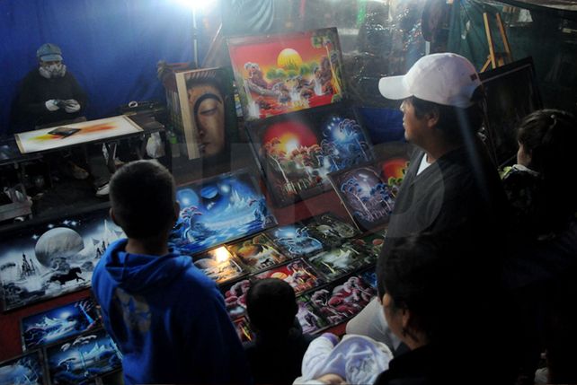 Exhibiciones. Los visitantes quedaron fascinados con algunos expositores.