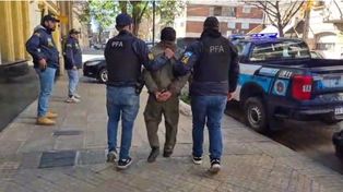 uno de los detenidos durante los allanamientos&nbsp;