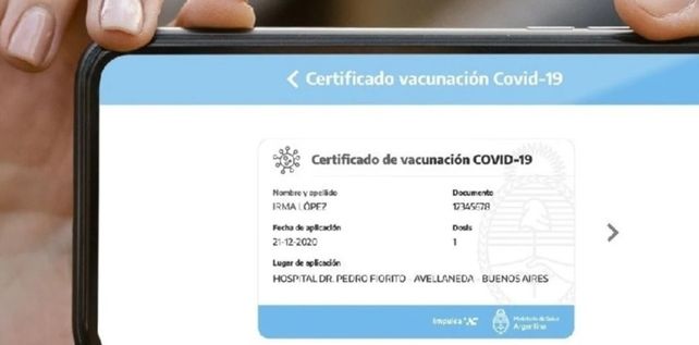 El gobierno lanzará una credencial para quienes hayan sido vacunados