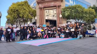 En Córdoba y San Martín, los varones trans visibilizaron algunos de sus objetivos.