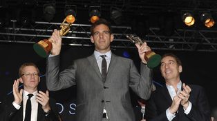 Se entregaron los premios Olimpia y Del Potro recibió el de oro