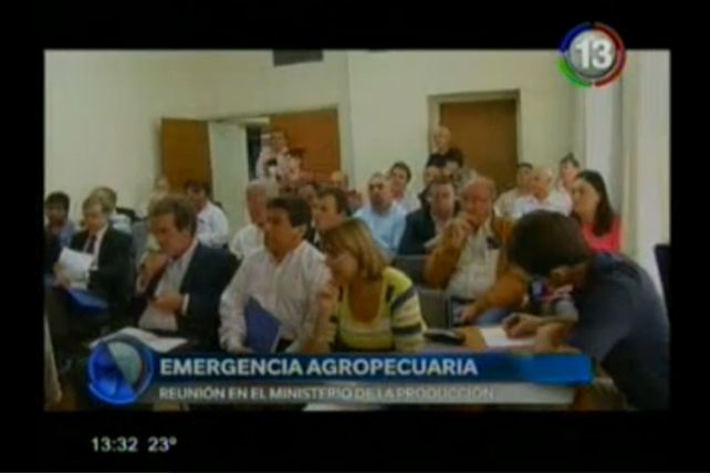Se reunió la Comisión Provincial de Emergencia Agropecuaria
