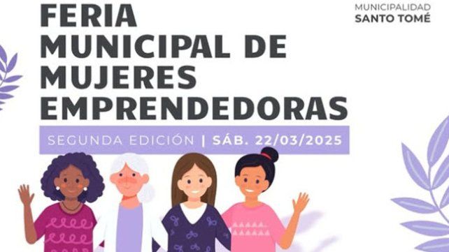 Llega la segunda edición de la Feria Municipal de Mujeres Emprendedoras en Santo Tomé