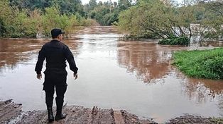 Crecida de los ríos Iguazú y Uruguay provoca evacuados