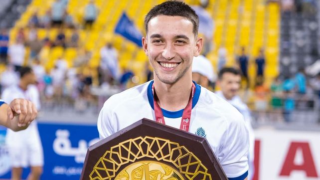 Tiago Geralnik. El rosarino se destacó en el fútbol de Qatar. Sueña jugar en Central.&nbsp;