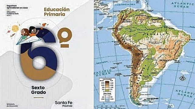 El Ministerio de Educación corrigió el cuadernillo en el que las Malvinas aparecen como Falkland