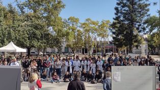La actividad organizada por Veterinarias tuvo el acompañamiento de organizaciones sociales, gremios y vecinos.
