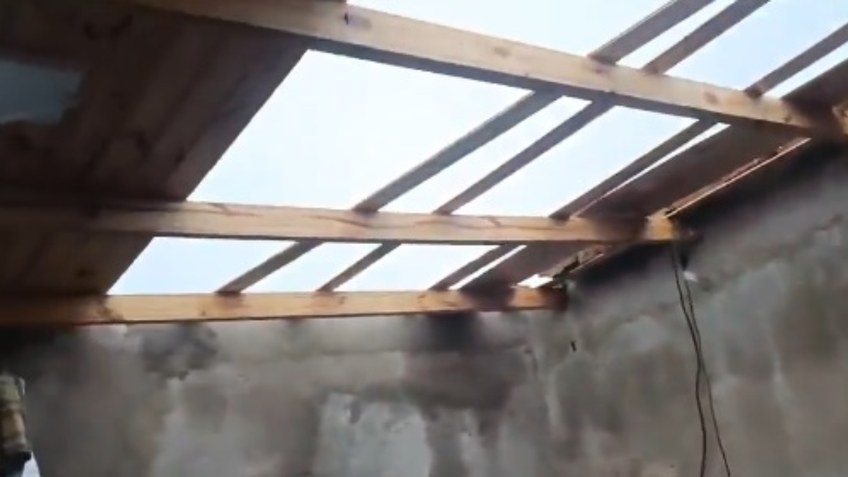 Ecos de la tormenta: una familia sufrió la voladura completa del techo ...
