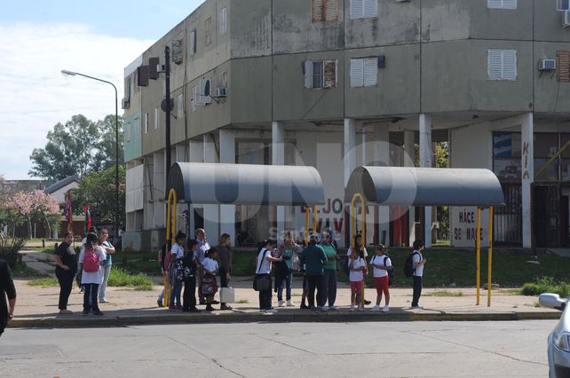 Espera. Ante el reclamo de los choferes