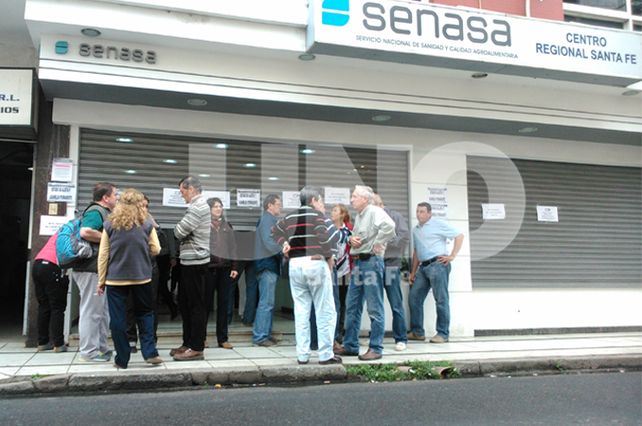 Los trabajadores del Senasa comenzaron el paro en la provincia