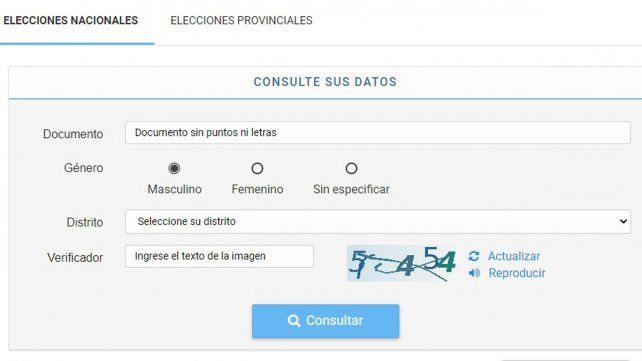 Ya se encuentra disponible el padrón electoral 2025: cómo buscar dónde voto