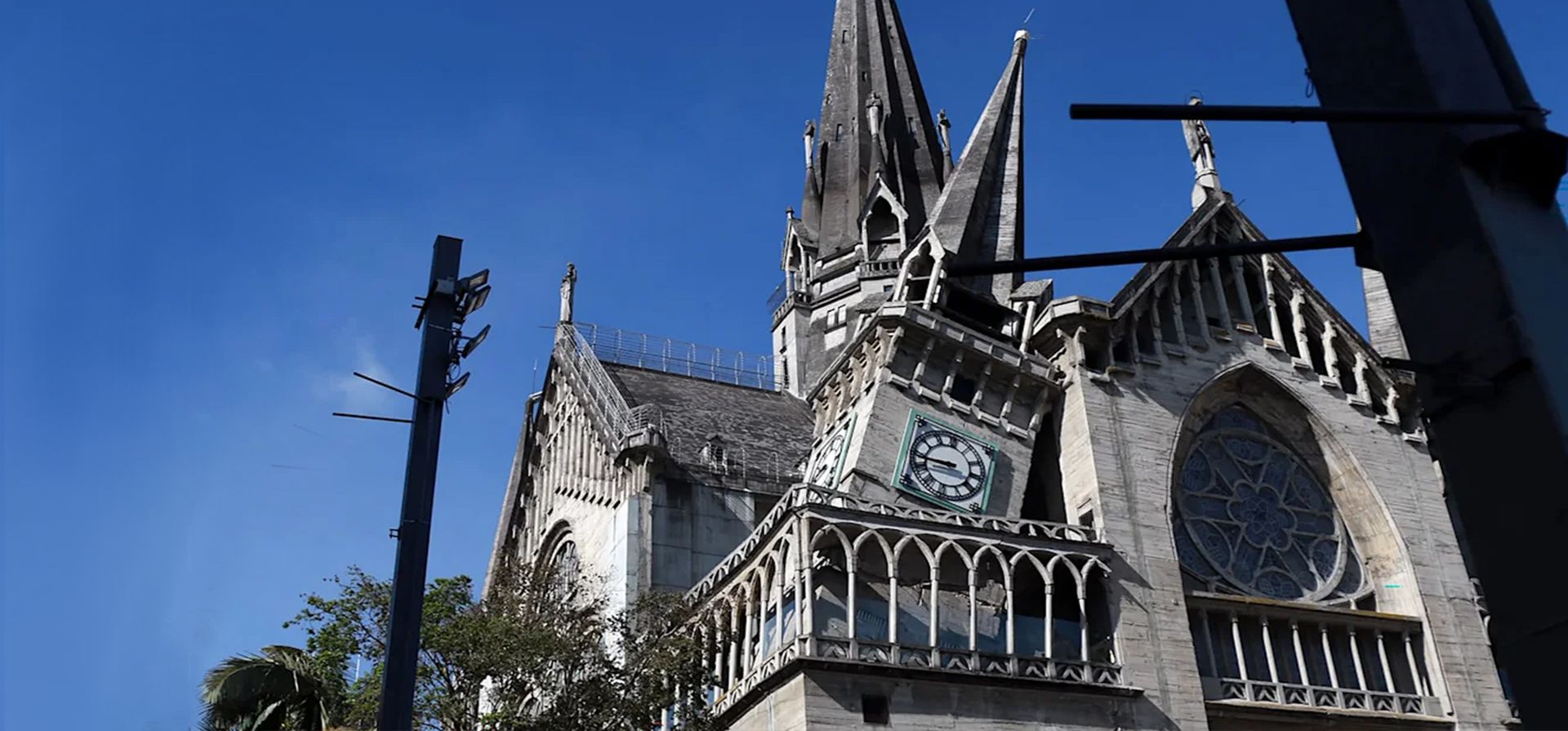 La catedral de Manizales sufrió importantes daños. [Getty Images]