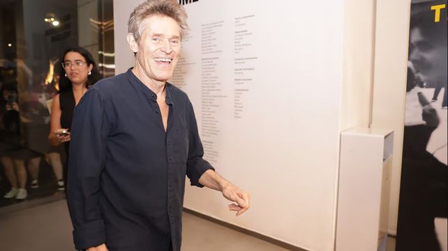Willia Dafoe se mostró simpático y completamente dispuesto a compartir la noche con el público porteño en la presentación del filme The Souffler&nbsp;