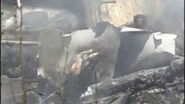 La avioneta cayó a tierra poco después de despegar.&nbsp;