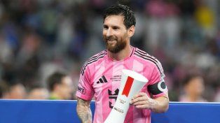 Messi animó a la delegación argentina que participa en los Juegos Suramericanos